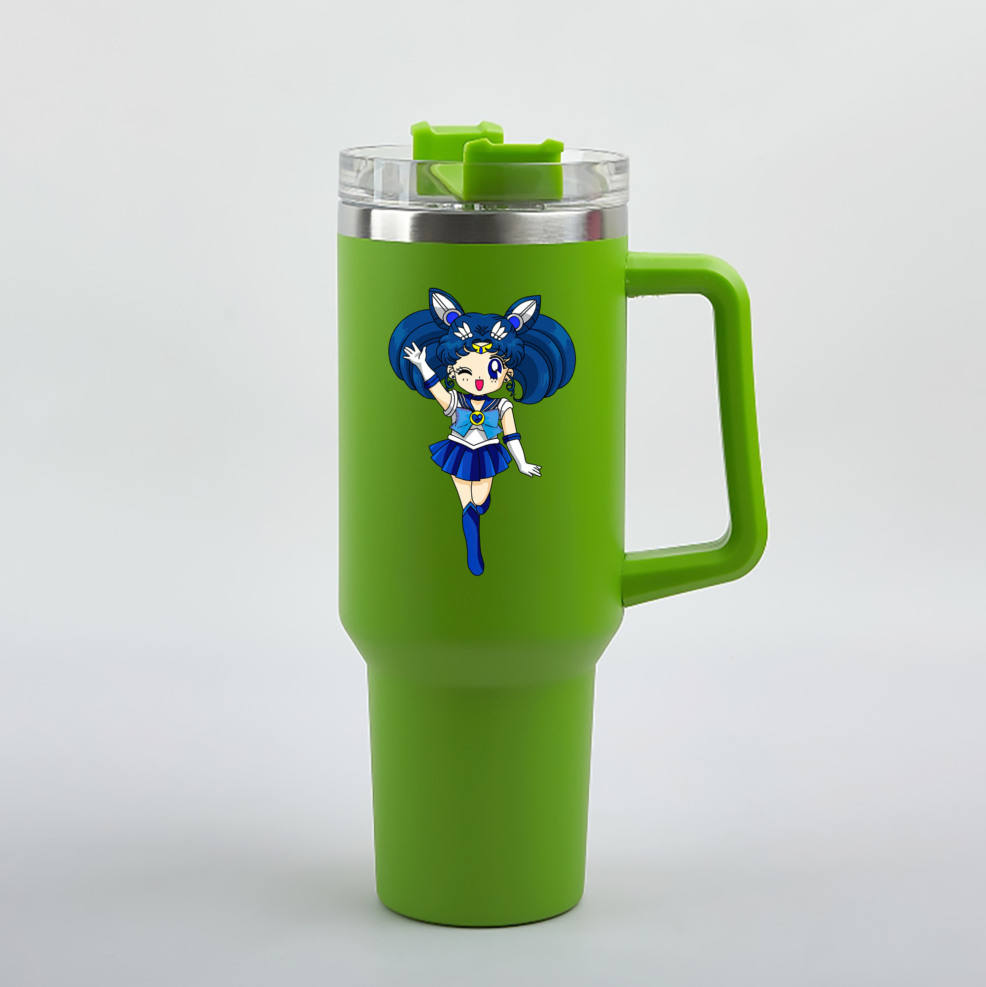 （画像用） 美少女戦士セーラームーン 水野 亜美 みずの あみ Sailor Moon Mizuno Ami 1200mL車用タンブラー（カラープリント）